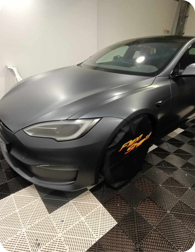acceuil 28 Covering gris mat sur une Tesla